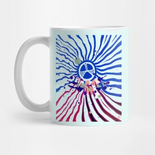 Plaintive Sun Royal Blue Mug